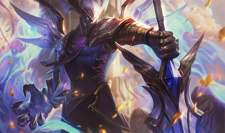 Victorious Aatrox Skin Splash Image from League of Legends