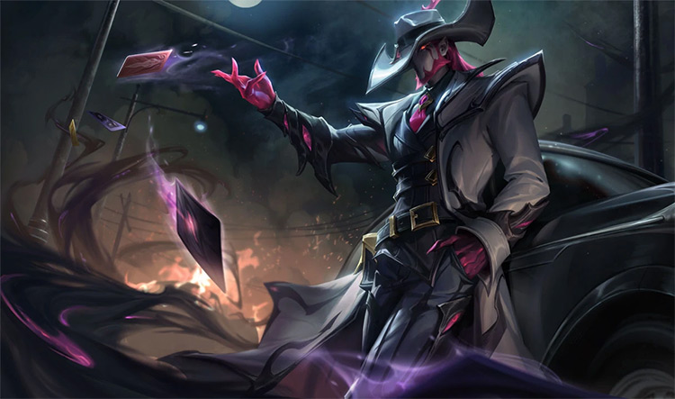 Crime City Nightmare Twisted Fate Skin Splash Image from League of Legends