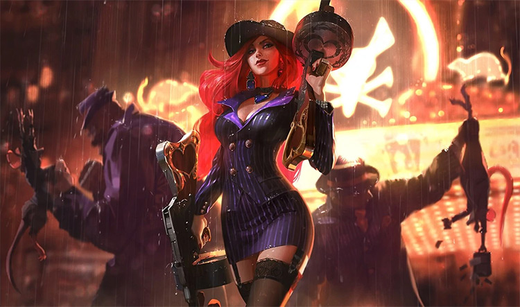 Crime City Miss Fortune Skin Splash Image from League of Legends