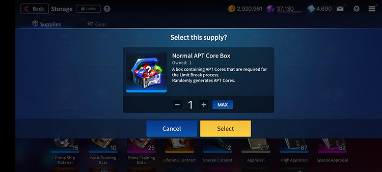 Normal APT Core Box / Counter:Side