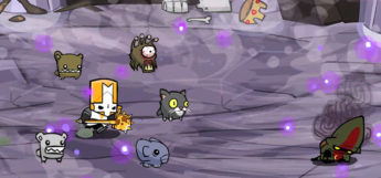 Fighting the final boss (Castle Crashers)
