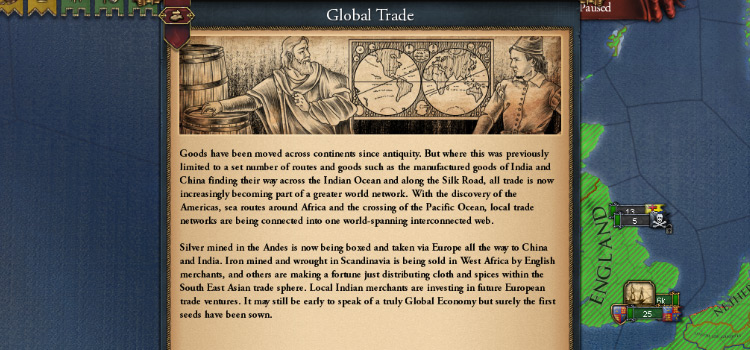 Spawning global trade in London as England