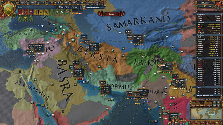 An end game Persia / EU4