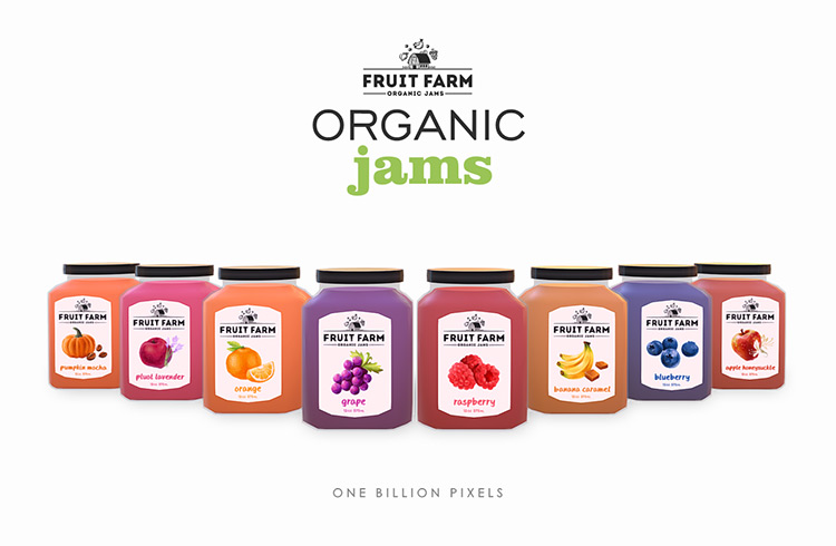 Fruit Farm Organic Jams / Sims 4 CC