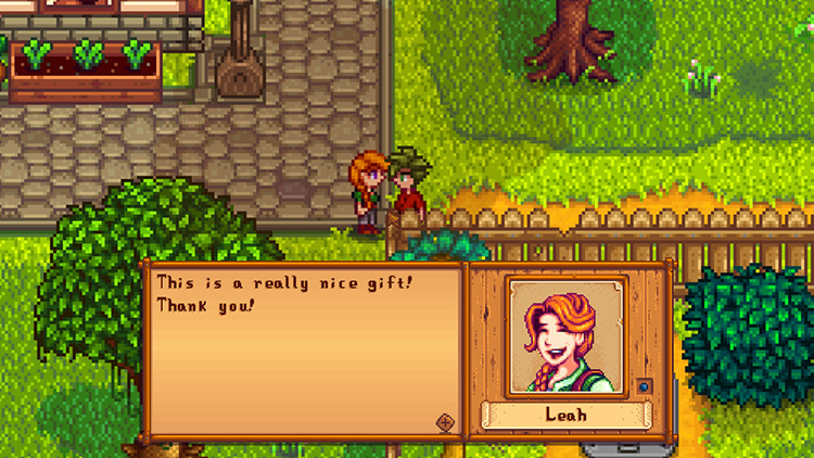 Leah is thankful for receiving a Spring Onion as a gift / SV
