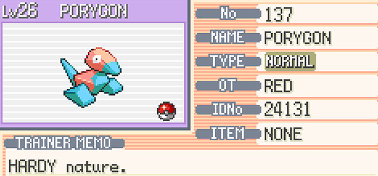 How To Get Porygon in Pokémon FireRed/LeafGreen