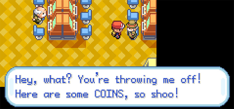 Receiving free Coins from NPCs in the Game Corner / Pokemon FRLG