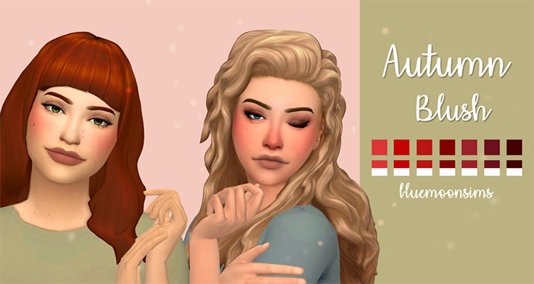 Best Maxis Match Blush Cc For The Sims 4 All Free Fandomspot