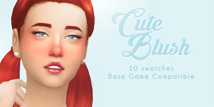 Cute Blush / Sims 4 CC