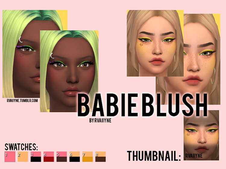 Best Maxis Match Blush CC for The Sims 4  All Free    FandomSpot - 29