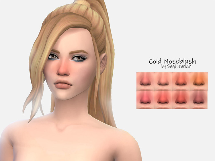 Cold Noseblush / Sims 4 CC