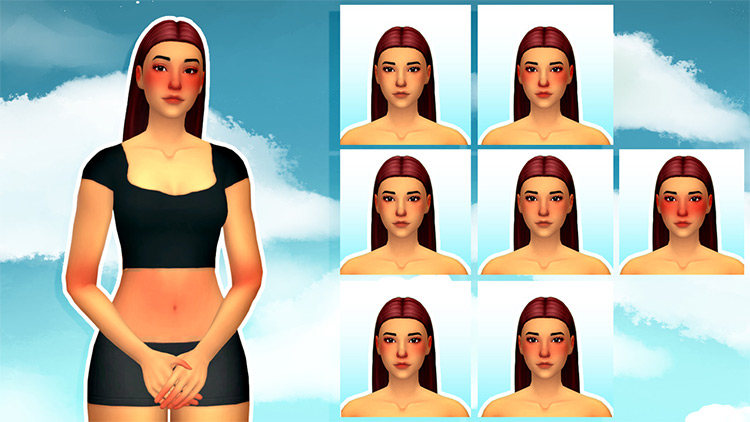 Blue Skies: Body Blush / Sims 4 CC