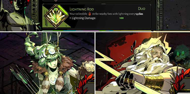 Lightning Rod (Artemis/Zeus) Duo Boon / Hades