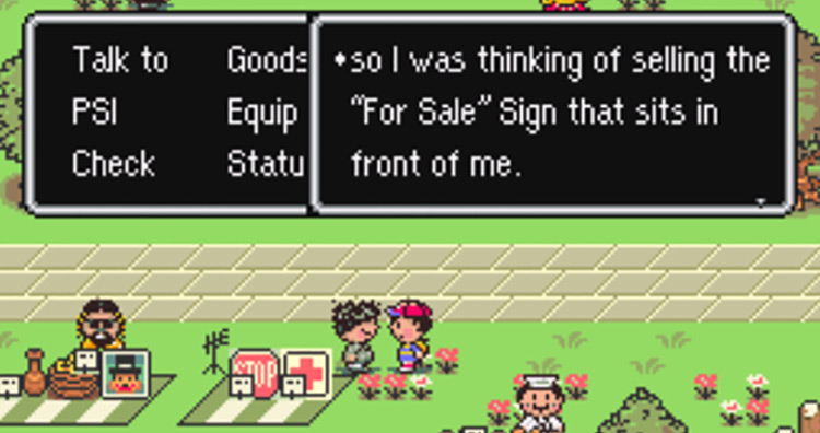 Sign Merchant in Twoson will sell you the For Sale Sign / Earthbound