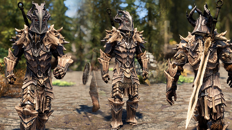 Skyrim The Best Dragonbone Armor Mods All Free FandomSpot   07 Dragonscale Berserker Armor Skyrim Mod 