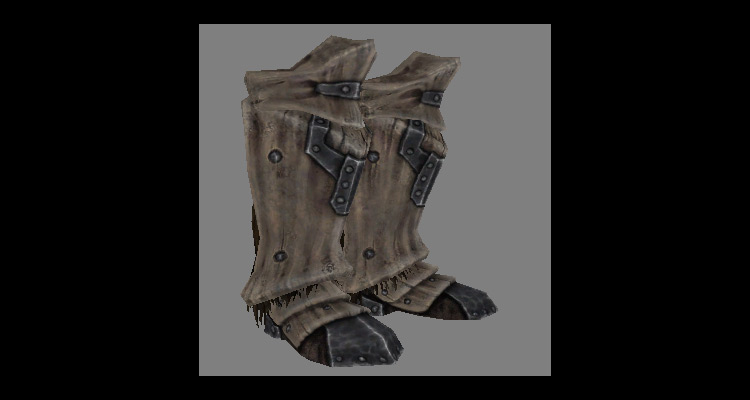 Bony Footsteps for Dragonbone Boots mod for Skyrim