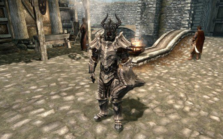 Improved Dragonplate Armor Skyrim mod