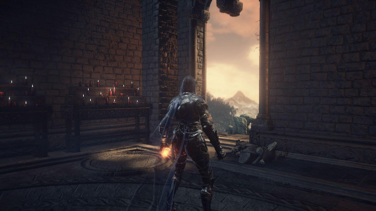 The archway in the tower room / Dark Souls 3