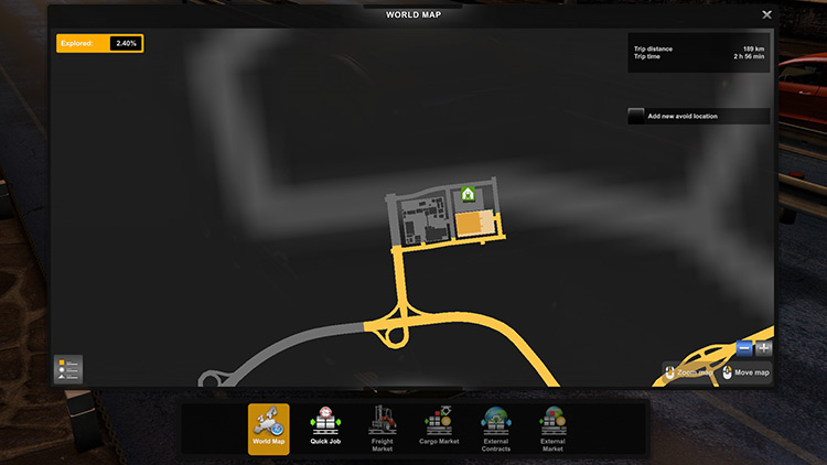 A small garage for sale on the map / Euro Truck Simulator 2