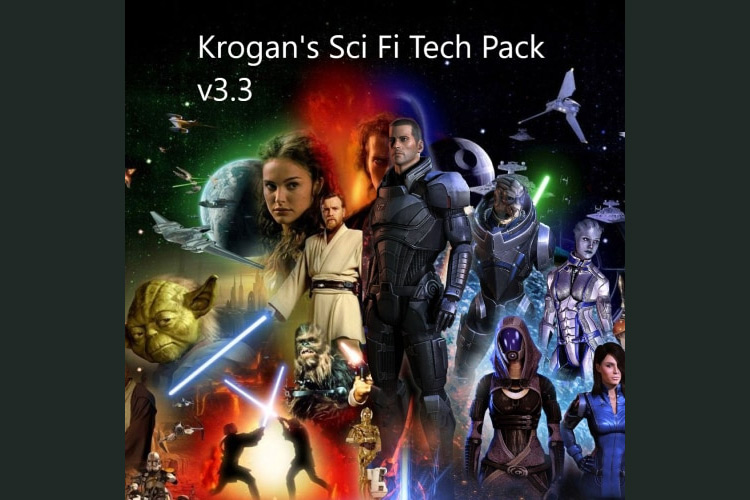 Krogan's Sci-Fi Tech Pack Mod for Stellaris