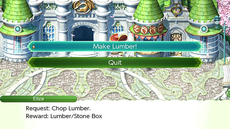 Make Lumber! Request / Rune Factory 4