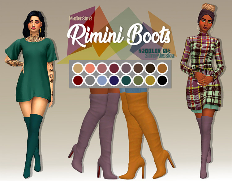 Rimini Boots / Sims 4 CC