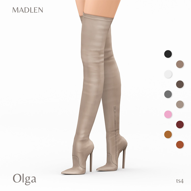 Olga Boots / Sims 4 CC