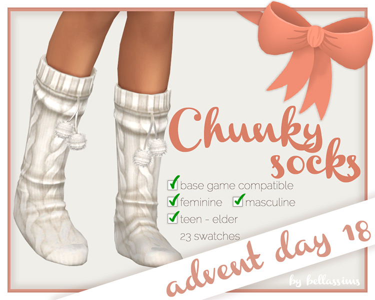 Chunky Socks / Sims 4 CC