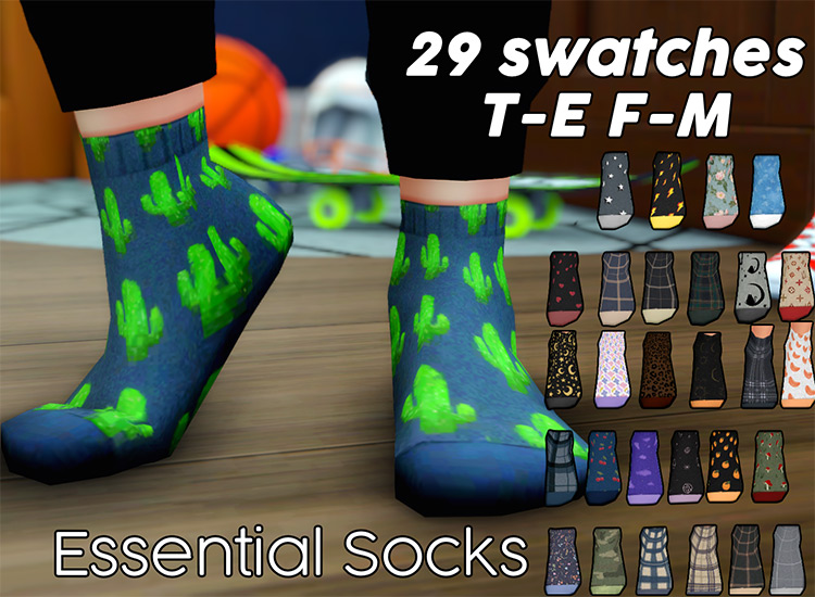 Essential Socks (BGC) / Sims 4 CC