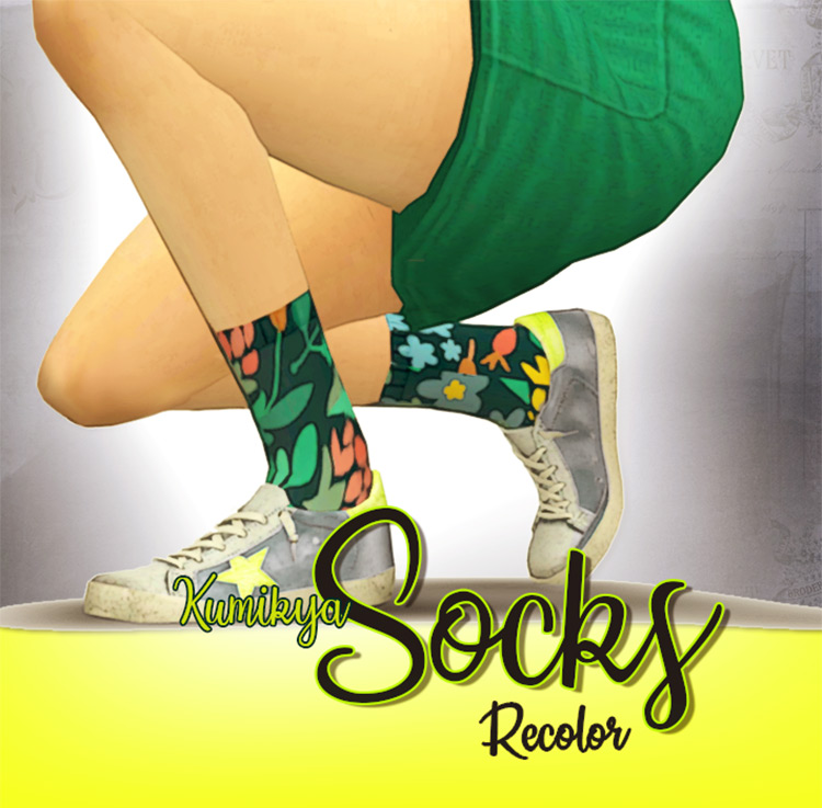 Kumikya Socks Recolor / Sims 4 CC