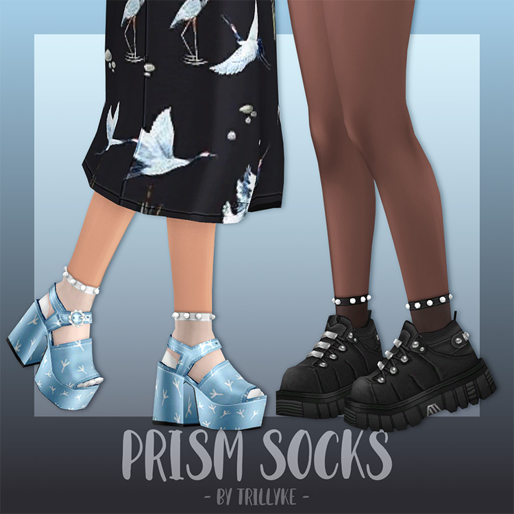 Prism Socks / Sims 4 CC
