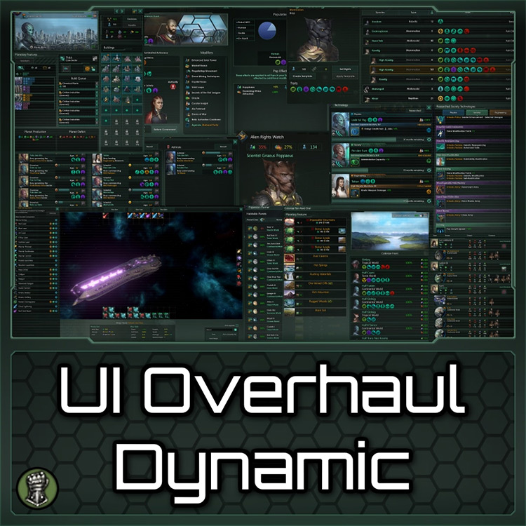 UI Overhaul Dynamic / Stellaris Mod