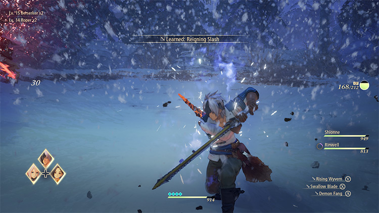 Once you’ve crossed 800 Sword Strike proficiency, Reigning Slash will be unlocked in the subsequent battle / Tales of Arise