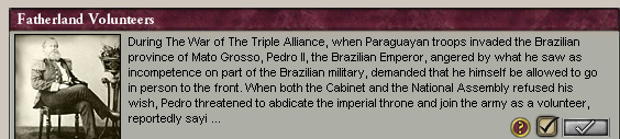 This unique decision will net ten prestige and reduce war exhaustion if necessary / Victoria 2