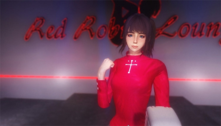 Rin Tohsaka Outfit / Skyrim Mod