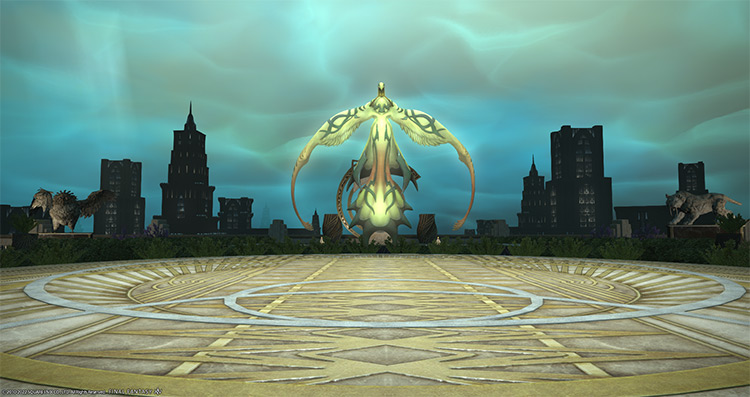 Boss #3: Guardian Force: Quetzalcoatl screenshot / Final Fantasy XIV