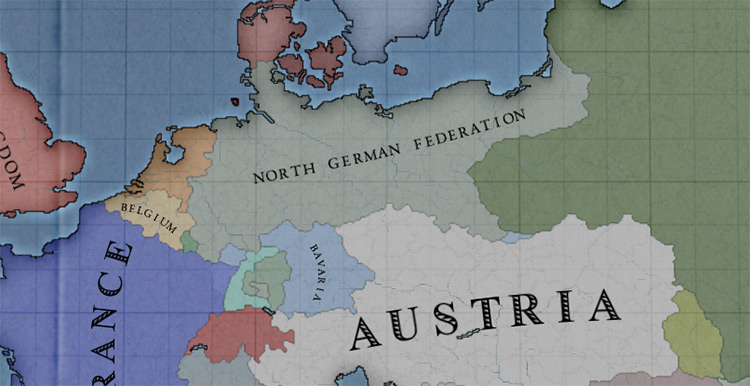In a decade, the Federation will claim the southern states and become an Empire / Victoria 2
