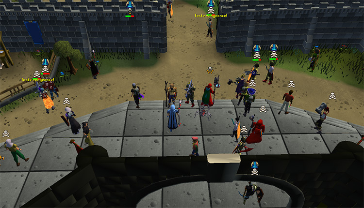 Live PvP at the Grand Exchange / Old School RuneScape