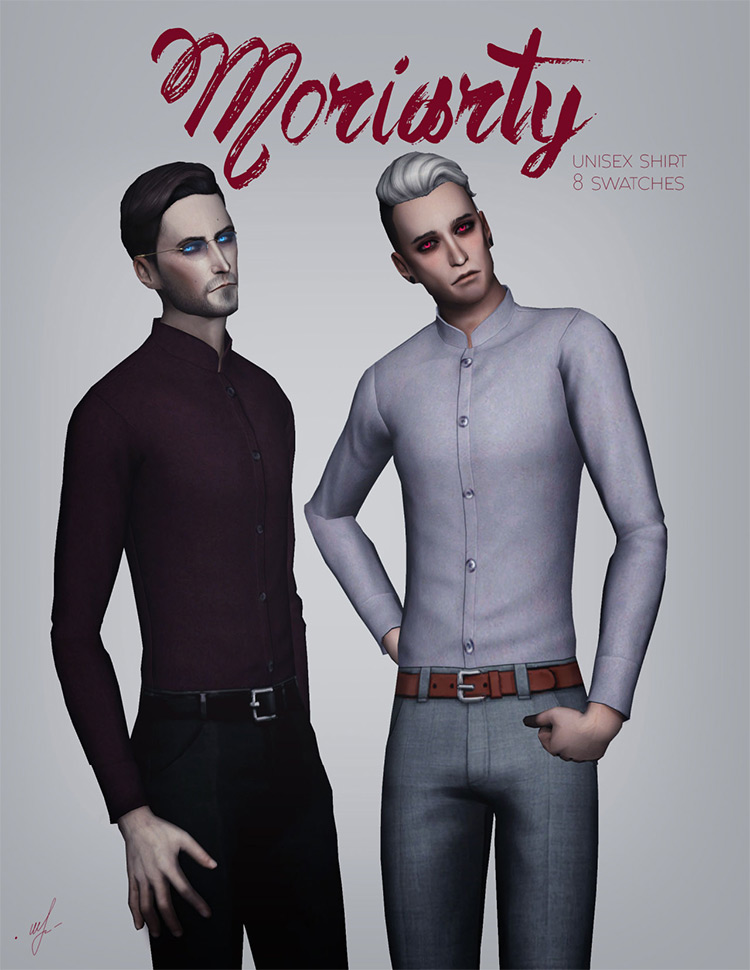 Moriarty Top for Sims 4