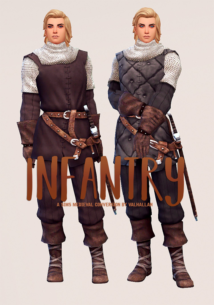 Infantry by Valhallan Sims 4 CC