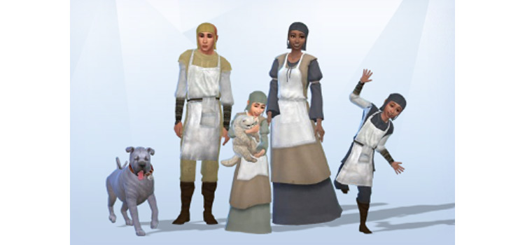 TSM Cook Outfis by Medieval Sim Tailor & Carpenter for Sims 4