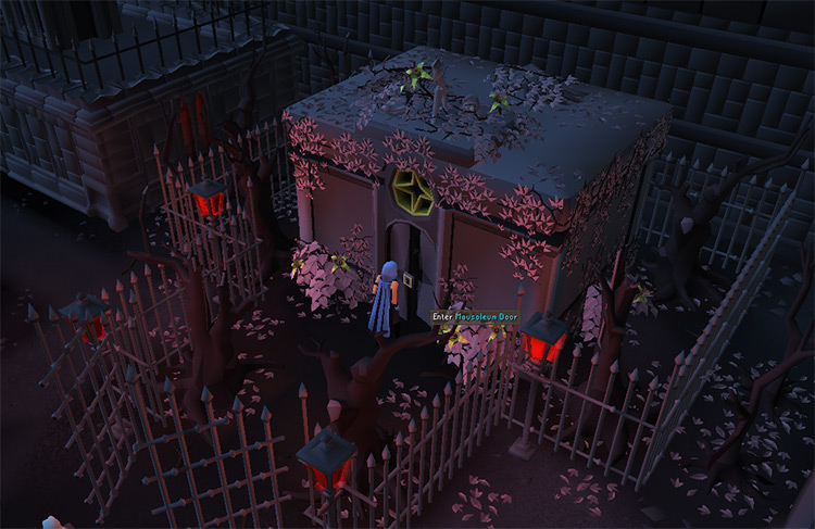 The entrance of the Hallowed Sepulchre from Darkmeyer / Old School RuneScape