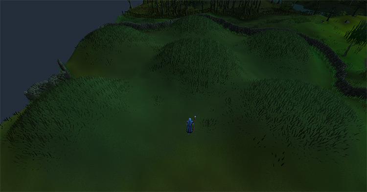 The Barrows Mounds / Old School RuneScape
