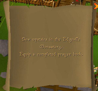 One step you can get during an Elite Clue / Old School RuneScape