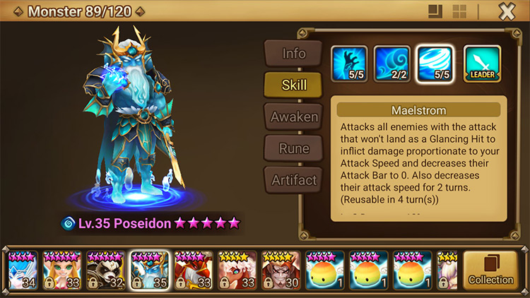 Maelstrom has a 100% activation rate / Summoners War