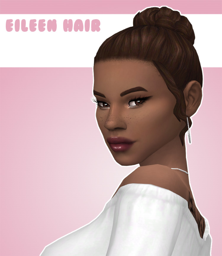 buns hair sims 4 cc