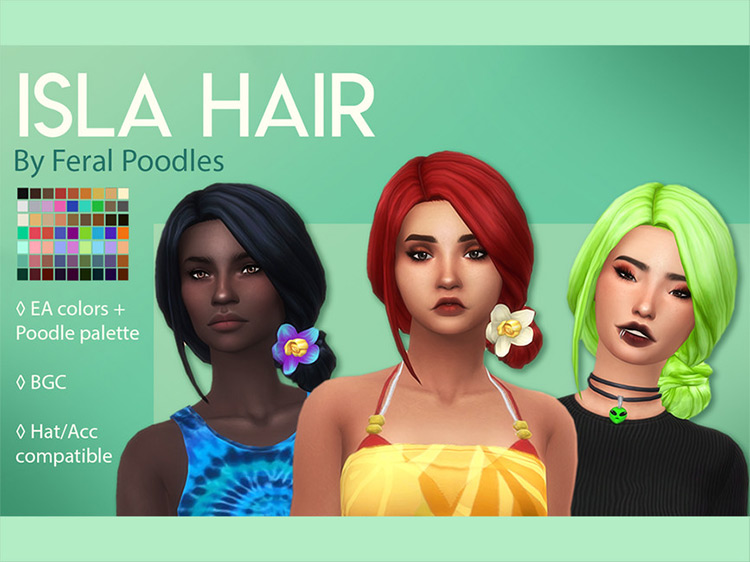 Sims 4 Maxis Match CC Bun Hairstyles  Girls   Guys    FandomSpot - 19