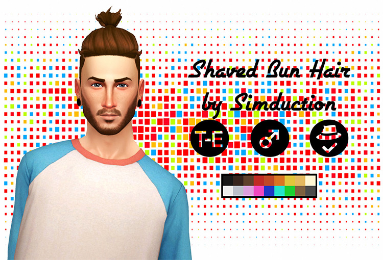 Sims 4 Maxis Match CC Bun Hairstyles  Girls   Guys    FandomSpot - 77