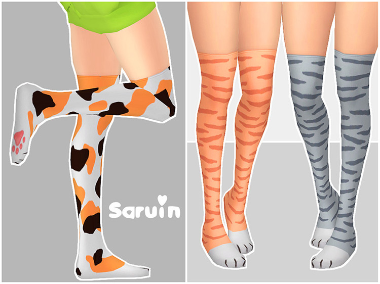 Cat Socks / Sims 4 CC