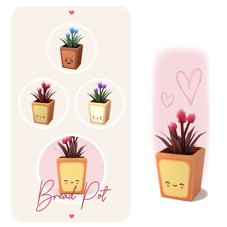 Bread Pot / Sims 4 CC